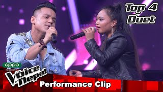 Kiran amp Tara quotPirati Ko Mitho Trisanaquot  Semi Finale Performance  The Voice of Nepal S3 [upl. by Yssis]