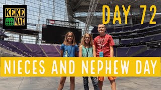 US BANK STADIUM TOUR  2018 VLOG DAY 72 [upl. by Husha]