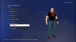 How To Make Superboy in WWE 2k20 WITHOUT MODS [upl. by Nwahc]