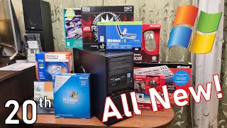 Windows XP 20th Anniversary All New PC Build [upl. by Annodas]