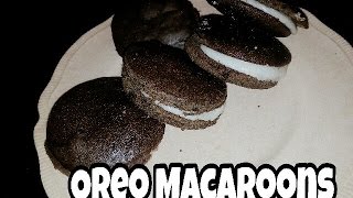 Oreo Macaroons  How To Make French Macaroons  Foodie Nuts [upl. by Nylrac]