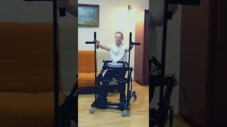 Exercices pour paraplégique – verticalisateur ErgoStander [upl. by Nonnaer]