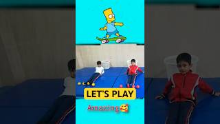 Fun and amazing Pe games and activities shortvideo gym physicaleducation [upl. by Ydollem]