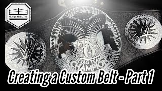 HOW TO RELEATHER A WWE REPLICA BELT  PART 1 [upl. by Kcirde355]