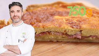 La meilleure façon de réussir sa quiche lorraine facile goûteuse et gourmande  750g [upl. by Ahsinor]