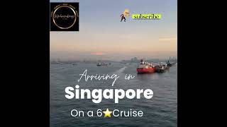 Cruising into Singapore on a 6 Star cruise line is…so nice cruiseblog dreamcruises shorts [upl. by Reisch]