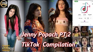 JENNY POPACH PT 1 TIKTOK COMPILATION [upl. by Icyac]