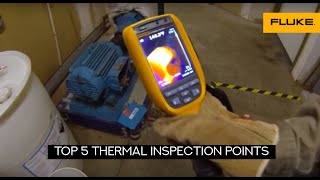 Top 5 Thermal Inspection Points on an electrical motor  discovering energy waste [upl. by Idner282]