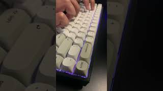 KTT Kang White switches typing sound [upl. by Anitsihc569]