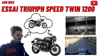 Essai TRIUMP Speed Twin 1200 🤯 [upl. by Suzetta]