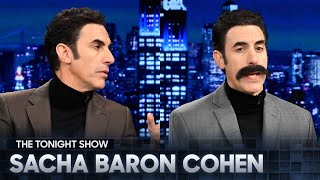 Sacha Baron Cohen Moderates a Trump vs Harris Debate as Borat Talks Rudy Giuliani’s Borat Scene [upl. by Refotsirc]