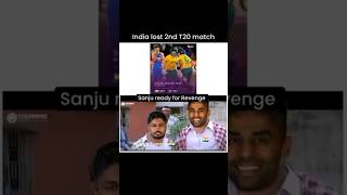 Sanju Samson ready for RevengeIndia vs south africa T20 series cricket funny shortsshortsfeed [upl. by Norved]