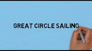 HOW TO SOLVE GREAT CIRCLE SAILING PROBLEMS  LIVE EXAMPLE SOLVED  AHOY NAVIGOS [upl. by Mareld]