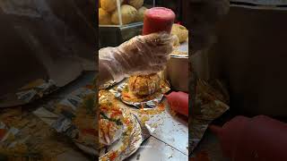 Streetfood in Mohammadpur  Raj Kachori in food cart  Street food of Dhaka [upl. by Odranoel]