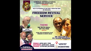 Ps Lorna Clerks Preaching at Sureway Australia  Freedom Revival Service [upl. by Eiramesor269]