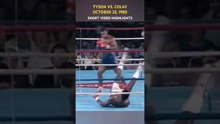 MIKE TYSON VS ROBERT COLAY  SHORT VIDEO HIGHLIGHTS [upl. by Yole]