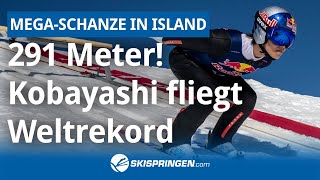 291 Meter Ryoyu Kobayashi fliegt in Island zum Weltrekord [upl. by Prevot]