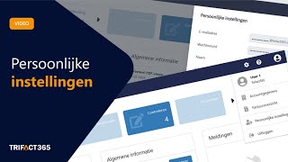 Hoe beheer ik mijn persoonlijke instellingen  Instructievideo TriFact365 [upl. by Allmon]