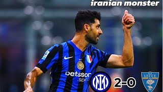 mehdi taremi vs lecce  A powerful Iranian player [upl. by Buckels]