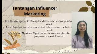 MELFIANTI WARUWU PROJEK VIDEO UJIAN UTS  08 NOVEMBER 2024  JUDUL  Influencer Marketing [upl. by Sancha]