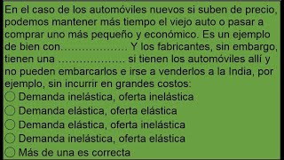 Pregunta resuelta sobre la elasticidad precio de la demanda y la oferta para autos nuevos [upl. by Akfir516]