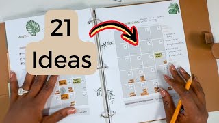 21 Ways to Use the Monthly Pages of Your Planner  bonus sidebar ideas [upl. by Tegdig706]