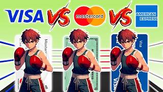 ¿Mejor procesador de pagos Visa vs MasterCard vs American Express  Versus financiero 2024 [upl. by Niknar397]