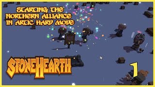 Stonehearth 11 starting the northern alliance in Artic hard mode [upl. by Ingold]