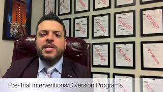 PreTrial Interventions  Diversion Programs in Texas  Houston Criminal Lawyer Eric J Benavides [upl. by Aiuqenehs117]