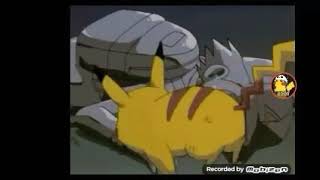 Pikachu and Ash get turned to stone [upl. by Ybloc]