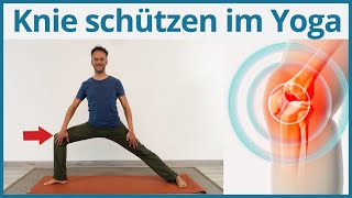 Knie schützen im Yoga ✅ hilft bei Knieschmerzen [upl. by Yasdnil]