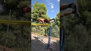 Souvlakia gia ogko magkes🫡 calisthenics challenge greece muscleup skills [upl. by Annola]