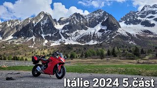 Itálie na moto 2024 5část  Passo Tonale amp Passo Morrirolo na Ducati Supersport 950 [upl. by Buck501]