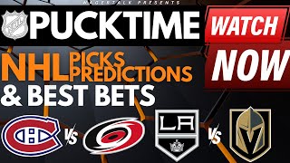 NHL Predictions Picks amp Odds  Flyers vs Canucks  Kings vs Golden Knights  PuckTime Dec 28 [upl. by Helsell]