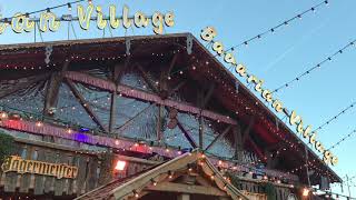 Sunday fun at the Bavarian Village in Hyde Park’s Winter Wonderland London [upl. by Annavaj]