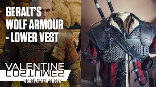 How to make Geralts Wolf Armour Lower Vest from Witcher 3 [upl. by Ainel947]