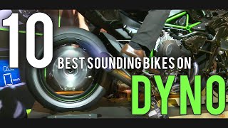 10 Best Sounding Bikes on Dyno Motorcycles [upl. by Kalinda]