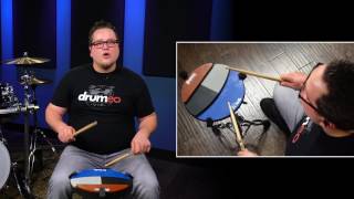 Seventeen Stroke Roll  Drum Rudiment Lesson Drumeo [upl. by Eniretak]