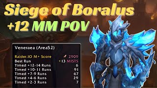 12 Siege of Boralus MM Hunter  TWW SEASON 1 MYTHIC FULL POV RUN [upl. by Rossing569]