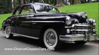 Original 1949 Dodge Coupe  Walkaround Tour wwwCharvetClassicCarscom [upl. by Ynaiffit659]