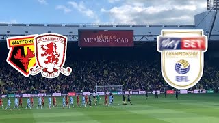 BORO ROBBED AT VICARAGE ROAD AS WATFORD TAKE ALL 3 POINTS Watford vs Middlesbrough Vlog [upl. by Beaufort691]