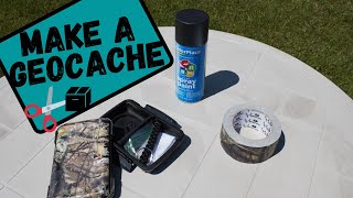 How to Make a Geocache DIY guide [upl. by Nemrac293]