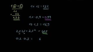 Tricks beim Multiplizieren von Dezimalzahlen [upl. by Hnahc]