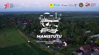 ADWI 2023  Desa Wisata Manistutu Kabupaten Jembarana Provinsi Bali [upl. by Fitalludba]