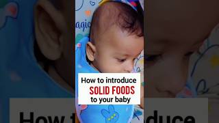 How to introduce solid foods to your baby  Baby time table babyfoodchart baby babycare [upl. by Damour]