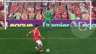 FIFA 22  Manchester United vs Manchester City  Penalty Shootout Gameplay PS5 UHD 4K60FPS [upl. by Roseanne358]