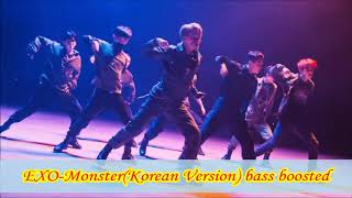 EXOMonsterKorean Version bass boosted [upl. by Sarat]