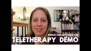 How to do Teletherapy  A Demo  speechtherapy vlog 25 [upl. by Zeena]