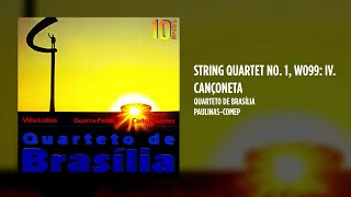 Quarteto de Brasília  String Quartet No 1 W099 IV Cançoneta [upl. by Hardigg]