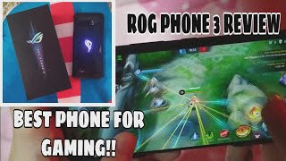 ROG PHONE 3  UNBOXING AND MLBB REVIEW ULTRA GRAPHICS [upl. by Johppah518]